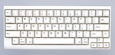 Happy Hacking Keyboard Lite2 日本語無刻印モデル上面