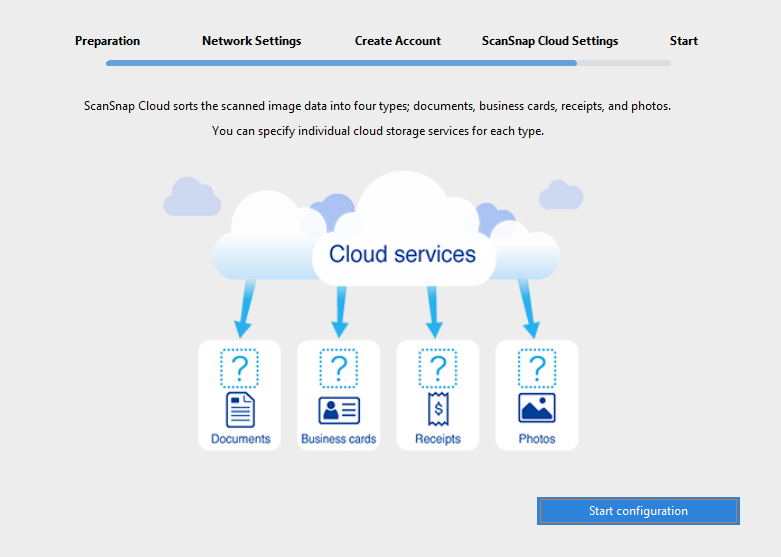 Specifying a Cloud Storage Service