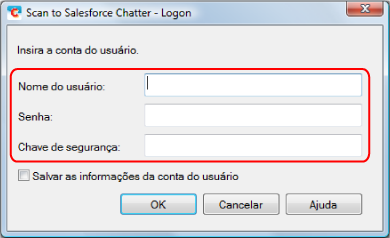 Scan to Salesforce Chatter - Logon