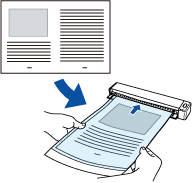 Digitalização de documentos maiores que o tamanho A4 ou Carta