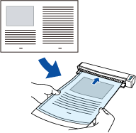 Сканирование документов размера больше A4 или Letter