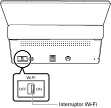 Activando el interruptor Wi-Fi