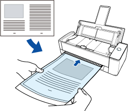Сканирование документов размера больше A4 или Letter