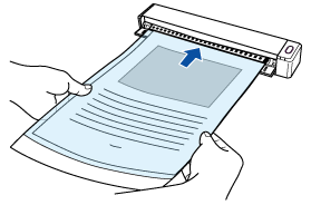 Inserting the Document in the ScanSnap