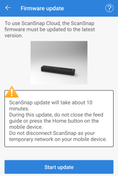 [Firmware update] Screen