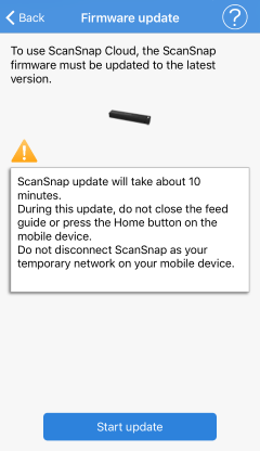 [Firmware update] Screen
