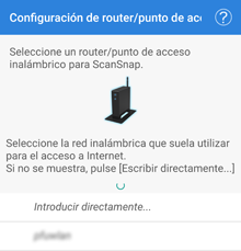 Pantalla [Configuración de router/punto de acceso inalámbrico]