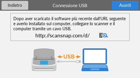 Connessione USB