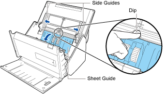Opening the Sheet Guide
