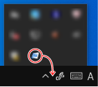 Always Displays the ScanSnap Home Icon